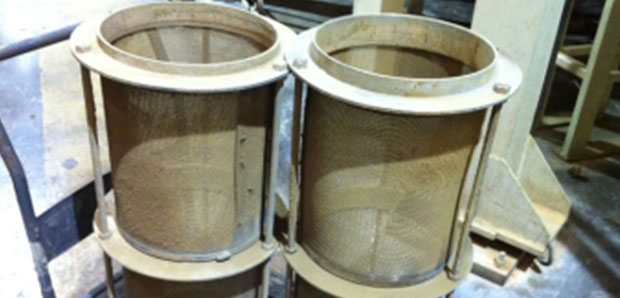 客戶現(xiàn)場網籠使用狀況