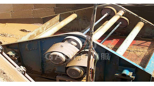 重晶石礦螺旋分離機(jī)后加裝高服脫水篩二次選礦，多提取2400立方重晶石